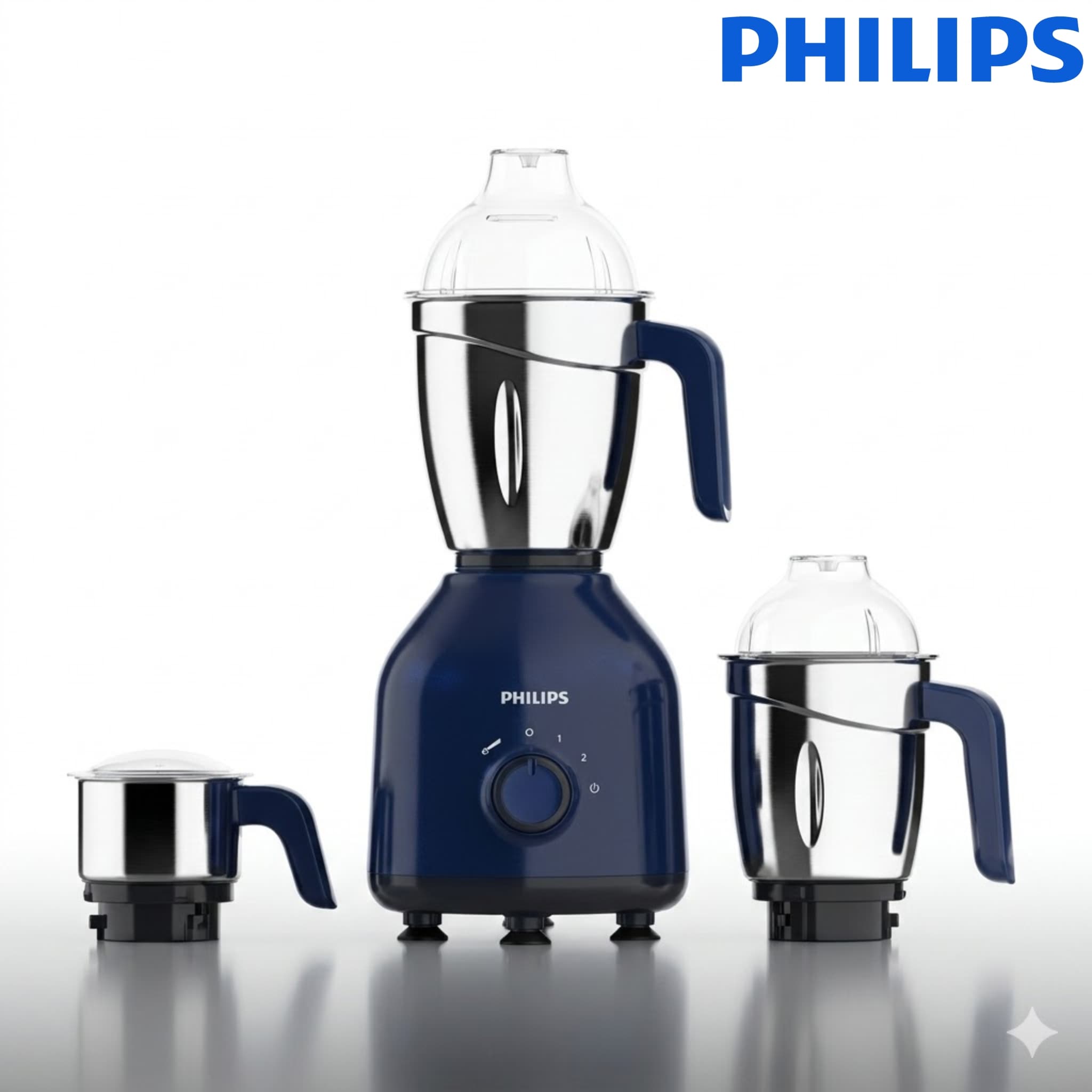 Philips HL7757/01 Mixer Grinder 750Watts 3 Jars - Premium Blue