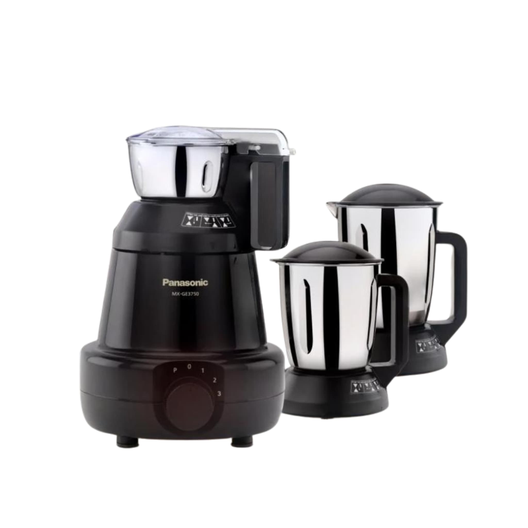 Panasonic MX-GE3750 (Black) Mixer Grinder 1200W With 3Jar.