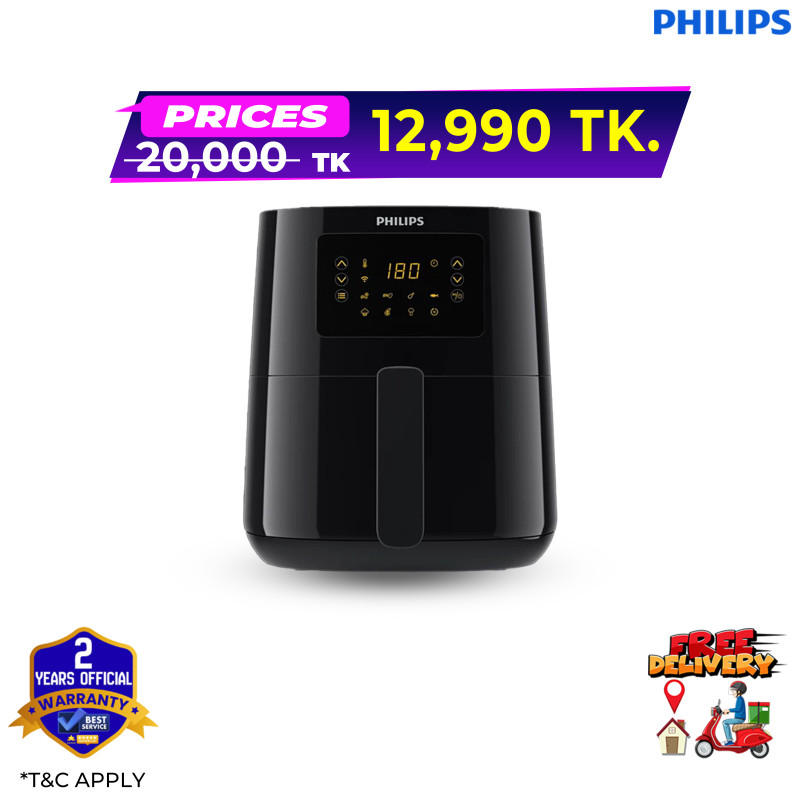 Philips Air Fryer HD9255/90 Digital 5000 Series Connected Smart – 4.1Ltr, Wi-Fi Enabled, 13-in-1 Cooking Functions