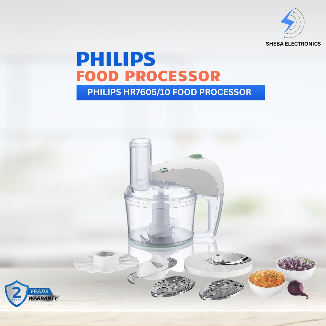 Philips HR7605/10 Food Processor – The Versatile Space Saver for Every Kitchen! ?