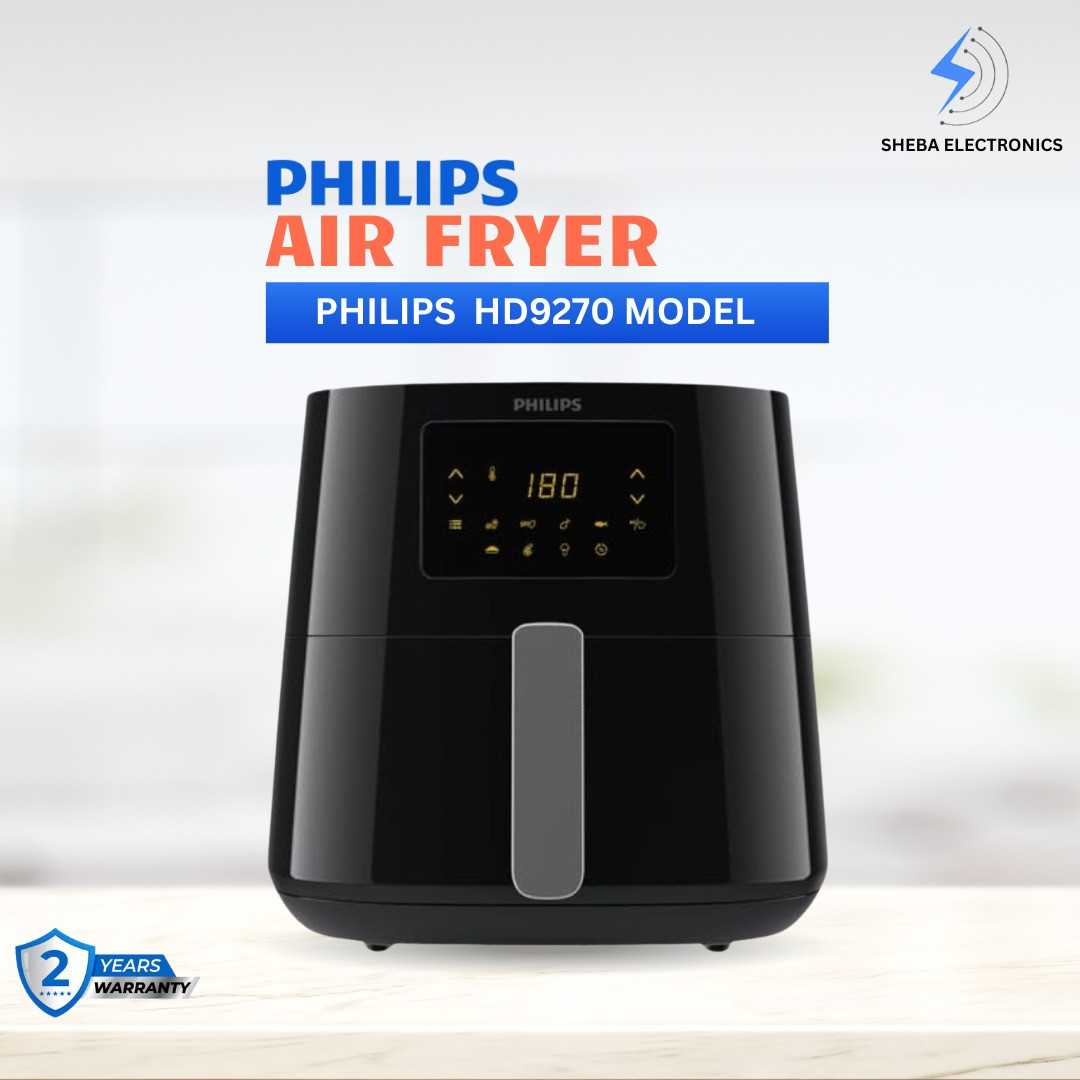 PHILIPS HD9270/70 Digital Air Fryer with Rapid Air Technology 2000 Watt  (Black) 6.2 liter
