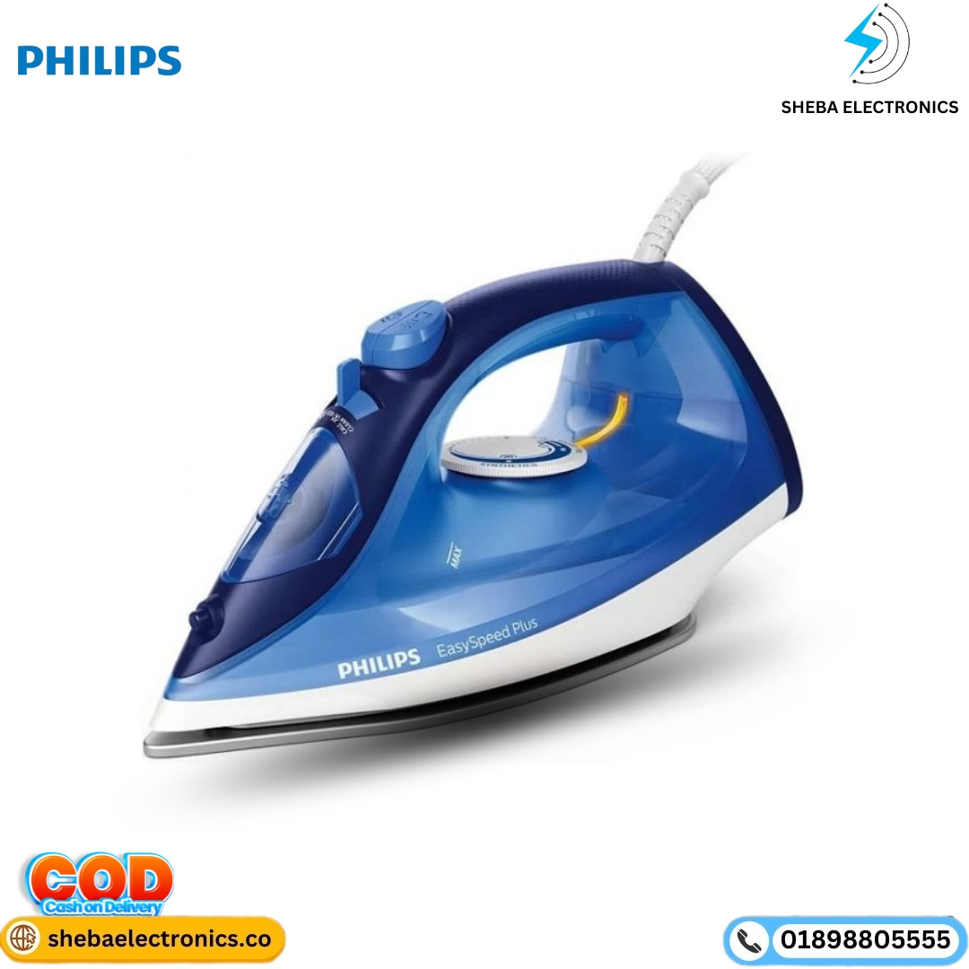 Philips GC2145/20 Easy-Speed Steam iron Ceramic soleplate 2200W Blue