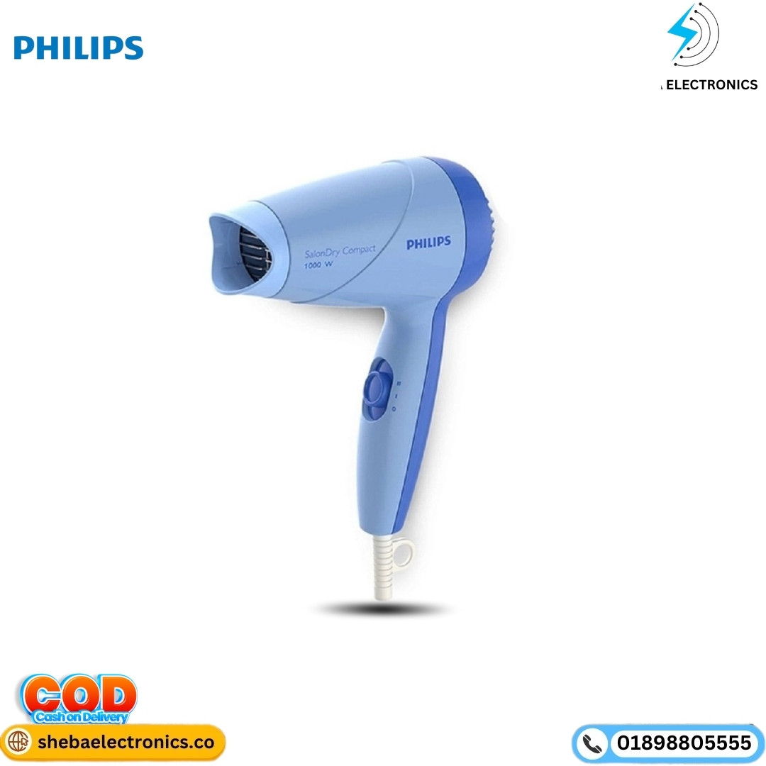 PHILIPS HP8142/00 1000 Watts Hair Dryer (Blue)