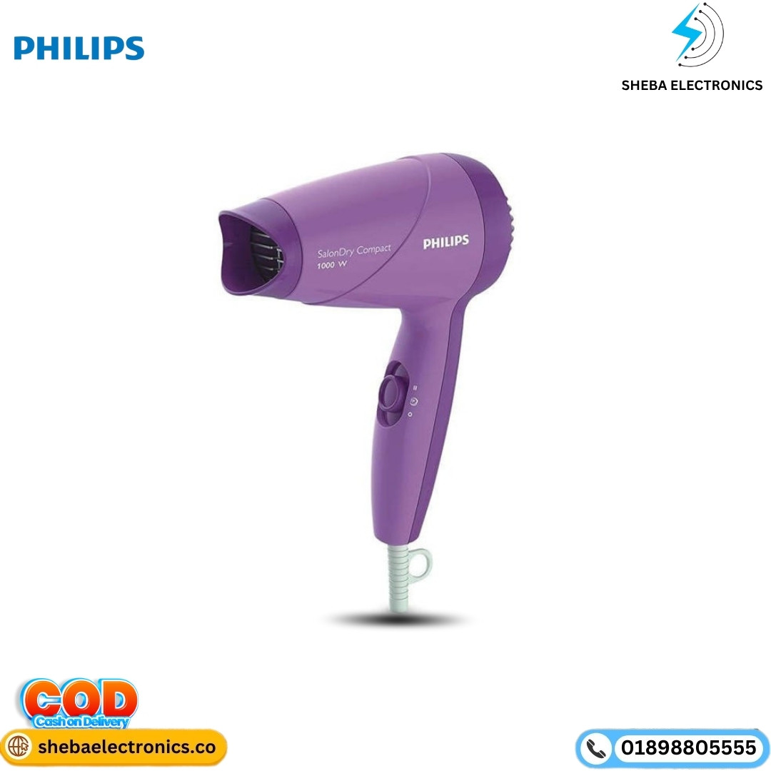 Philips HP8100/46  Hair Dryer-1000 Watts- Purple