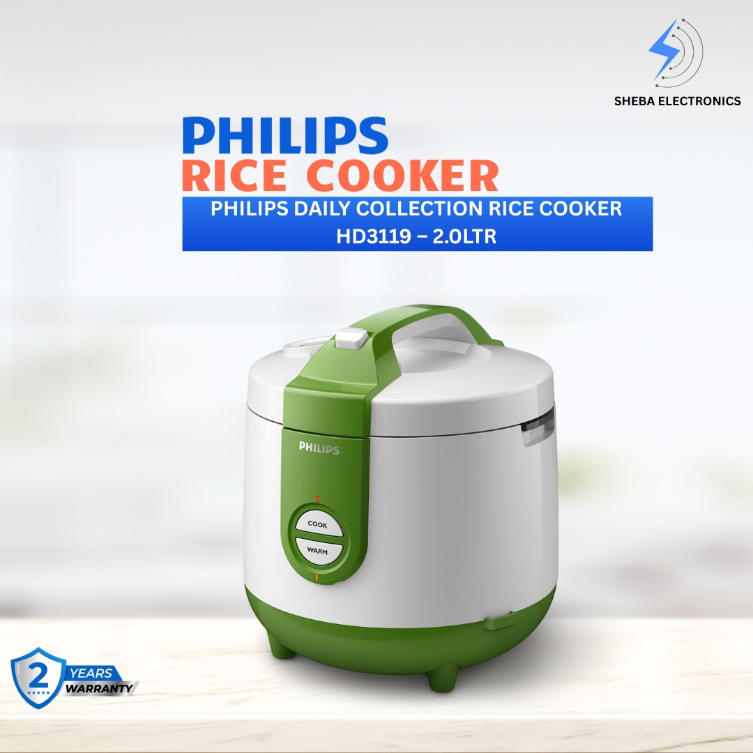 Philips Daily Collection Rice Cooker HD3119/60 – 2.0L