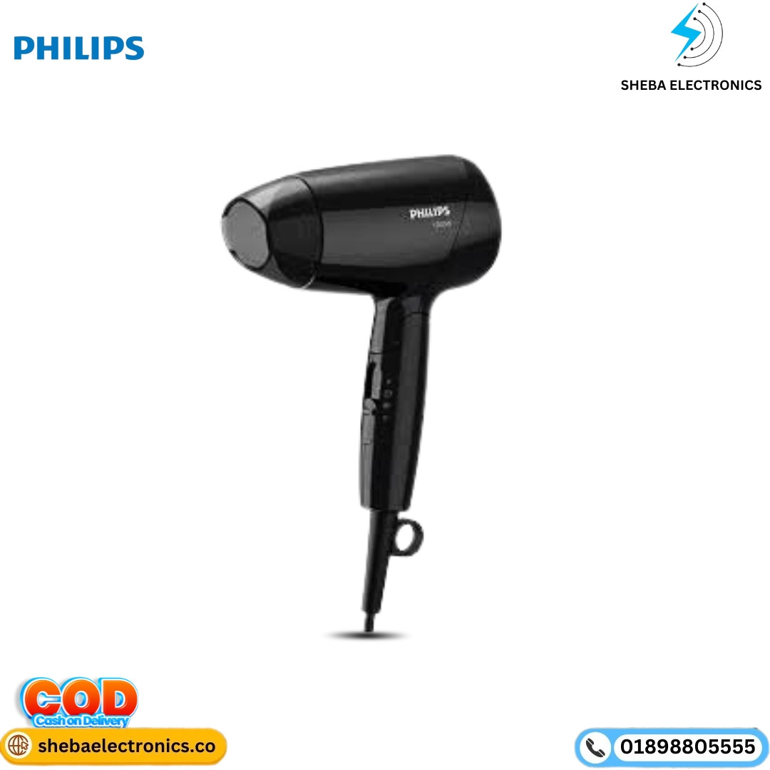 Philips Hair Dryer  BHC010/10 1200 Watts-Black