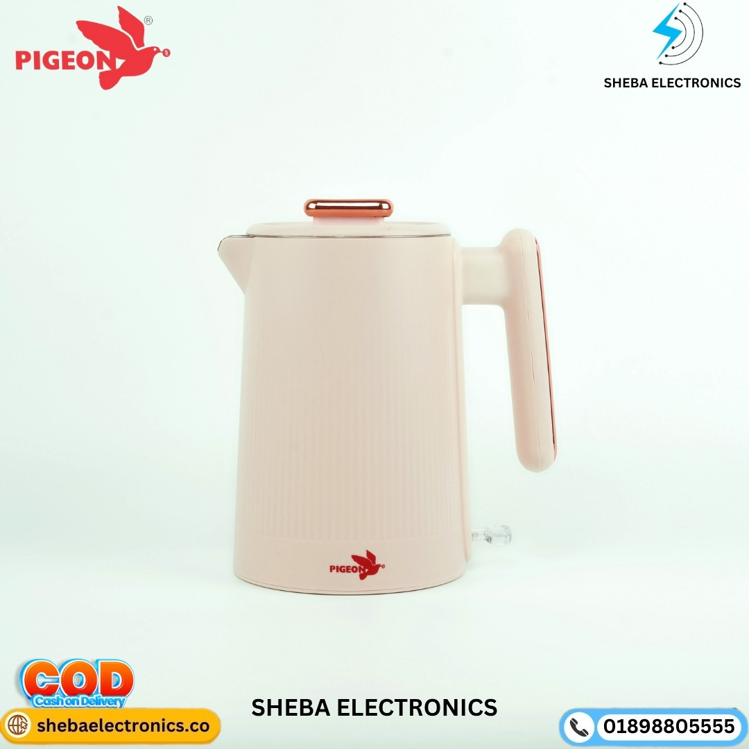 Pigeon Prime Plus - Model PG-01 Electric Kettle  Stainless Steel 1.8 Ltr