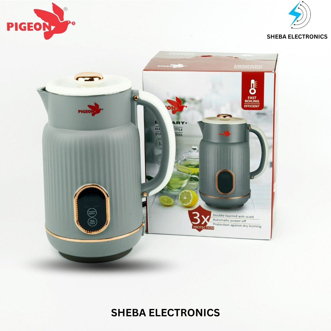 Pigeon Luxuary Plus - Model PG-04 Electric Kettle  Stainless Steel 1.8 Ltr
