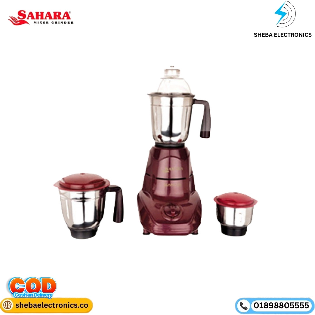 Sahara Glamour Mixer Grinder 3 Jars