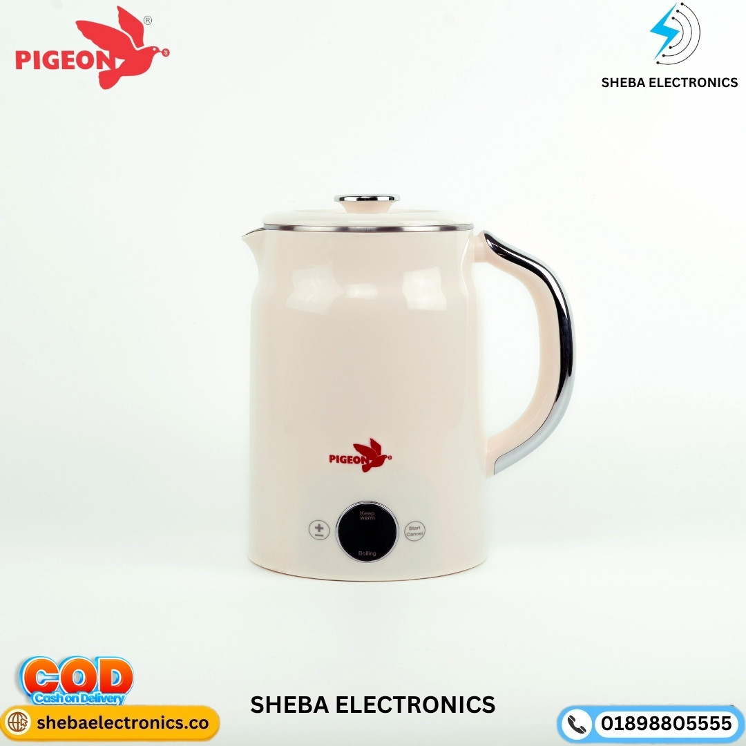 Pigeon Premium Plus - Model PG-03 Electric Kettle  Stainless Steel 1.8 Ltr