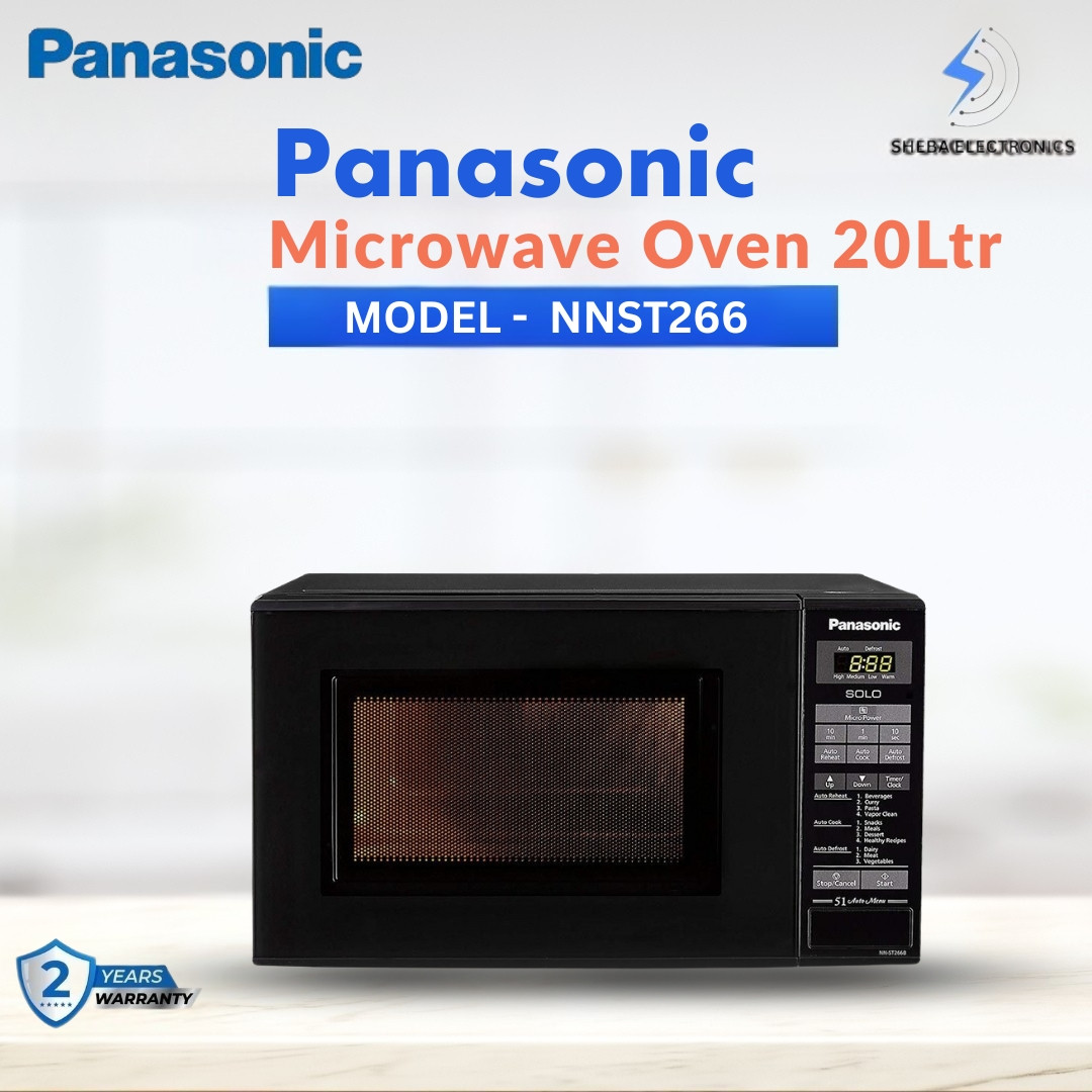 Panasonic NN-ST34NB 25L Solo Microwave Oven