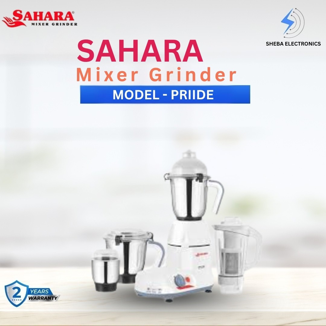 SAHARA Pride 4 In 1 Mixer Grinder & Blender, 750W