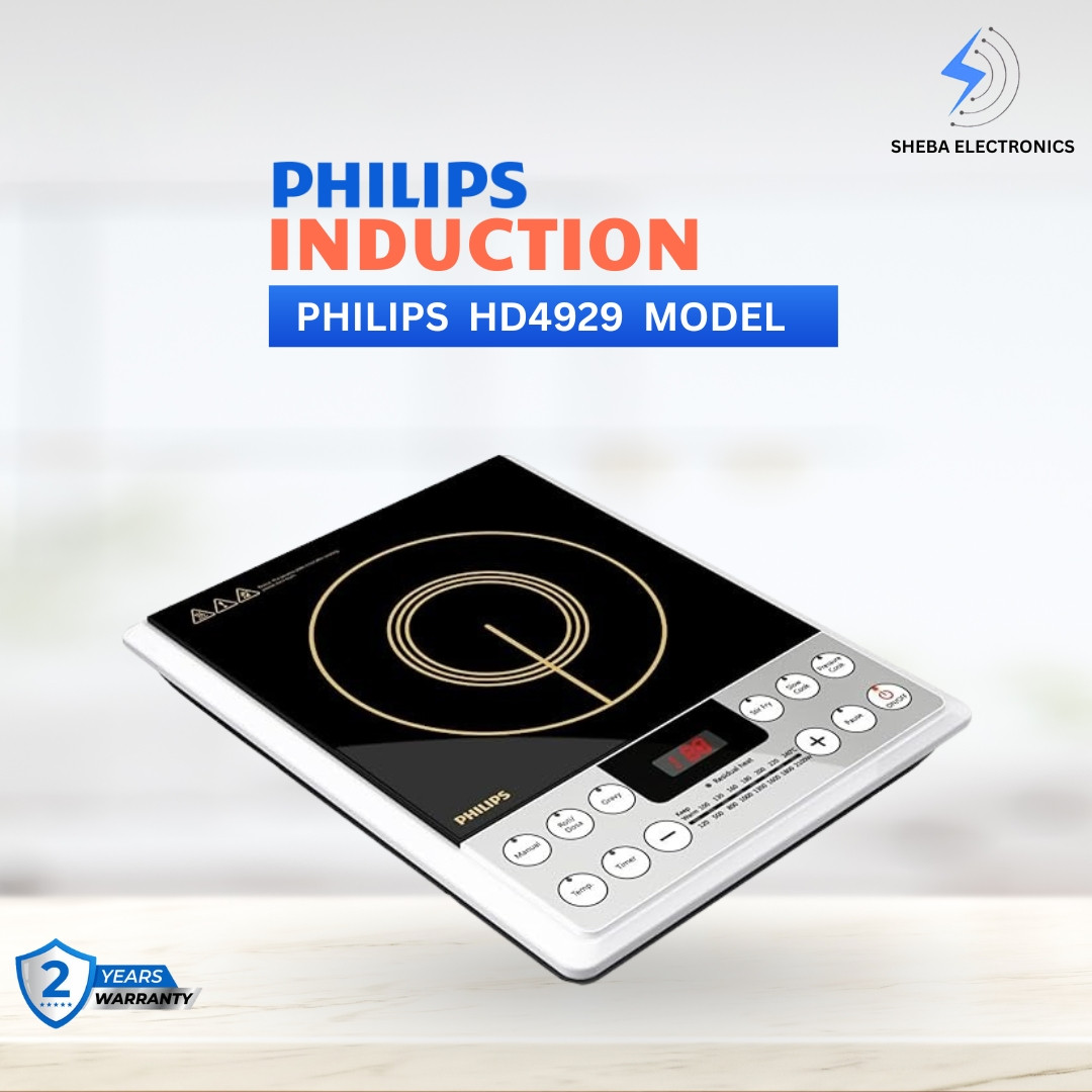 Philips HD4929 Induction Cooker with Auto-Off Function 2100-Watt  (Black)