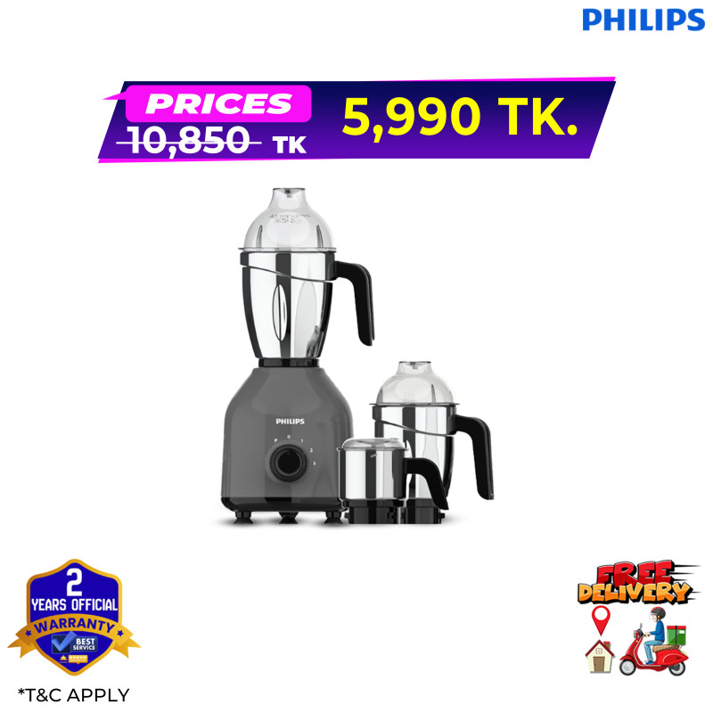 Philips Mixer Grinder  HL7757/00 With 750w PowerFul Tarbo Motor