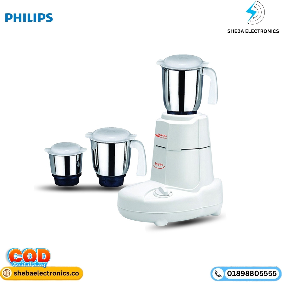 Sahara Inspire Mixer Grinder - 500W - White